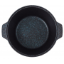 Кастрюля-жаровня 5л со стеклянной крышкой, АП линия «Granit Ultra» (Blue)